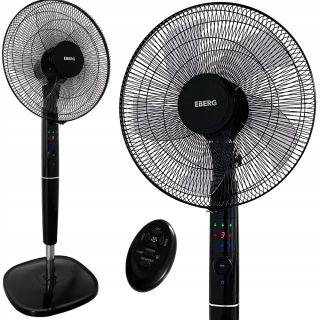 Bytový ventilátor - Podlahový ventilátor EBERG Ron čierny